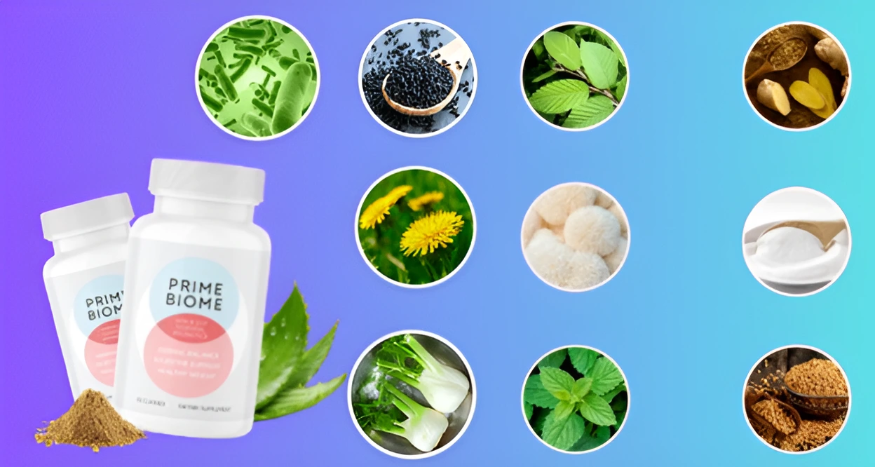 PrimeBiome - Probiotic and Botanical Formula